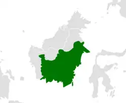Banjar Sultanate under the reign of Sulaiman of Banjar, c. 1809.