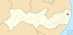Location in Pernambuco state