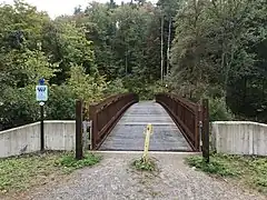 White Valley bridge over Ware River, Barre