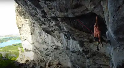 Moritz Welt on Odin's Eye 8c+ (5.14c)