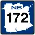 Route 172 marker