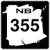 Route 355 marker