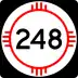 State Road 248 marker