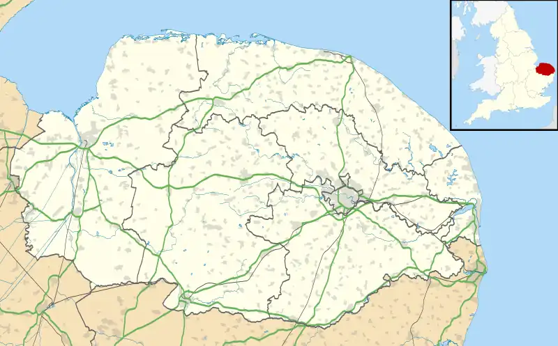Worstead is located in Norfolk