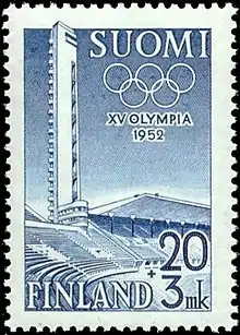 1952 Summer Olympic Games stamp