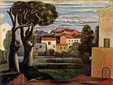Pablo Picasso, 1919, Paysage (Landscape with Dead and Live Trees), oil on canvas, 49.4 x 65.4&nbsp;cm, Bridgestone Museum of Art, Tokyo