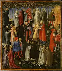 Paradise (1445) Tempera & gold on wood (44.5 x 38.4&nbsp;cm) Metropolitan Museum of Art