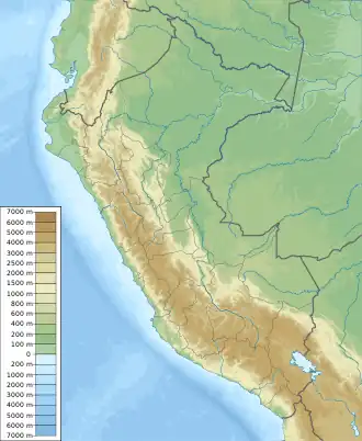 Condorcaga is located in Peru