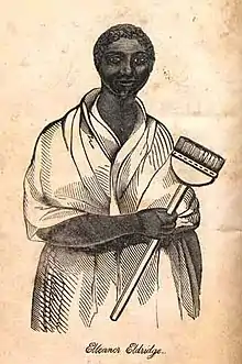 Portrait of Elleanor Eldridge from the frontispiece of the Memoirs of Elleanor Eldridge