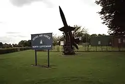 The station gate guardian, a Bloodhound surface-to-air missile