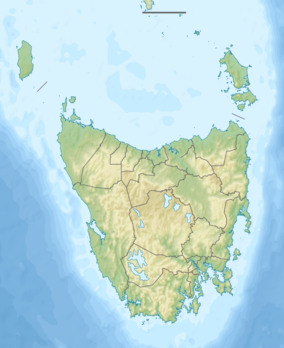 Mewstone is located in Tasmania