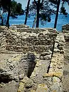 Remains of a cistern