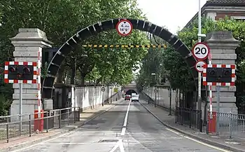 Image 17Southern approach to the Rotherhithe Tunnel that runs under the River Thames in east London between Rotherhithe and Limehouse.