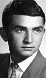 Rumen Surdzhiyski as a first year student at the National Academy for Theater and Film Arts, 1963