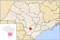 Location in São Paulo state