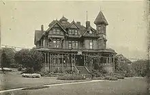 Henry Yesler's former mansion at Third and James was supposed to be a permanent home for the library, but burned January 2, 1901.