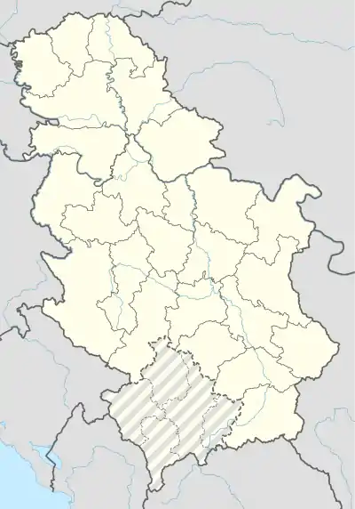 Kostolac is located in Serbia