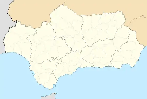 Map showing the location of Cabo de Gata-Níjar