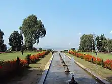Image 67Shalimar Bagh, Srinagar, depicting a water way (from History of gardening)