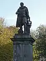 Statue of Simon Stevin by Eugène Simonis, on the Simon Stevinplein&nbsp;[nl] in Bruges