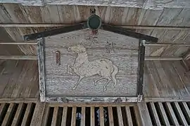 Ema plaque in the Shinmesha