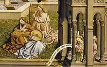 Angels singing or playing musical instruments