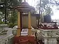 The chattri and Samadhi of Adhyaksha Koragappa in the family plot at Gori Gudde (Cemetery), Attavar, Mangalore. Shri Koragappa the builder of the Gokarnanatheshwara Temple.