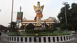 Garuda statue at Alipiri in Añjali Mudrā