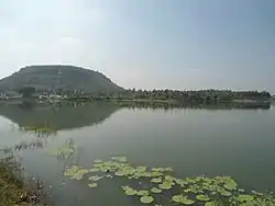 View of Upamaka cave temple hill near Nakkapalli