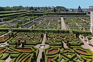 Image 50The Renaissance style gardens at Chateau Villandry. (from History of gardening)