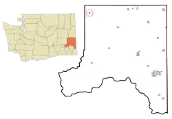 Location of Lamont, Washington