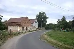 Houses by the road