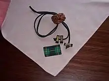 Image 3Wood Badge neckerchief, set of three beads (training staff), and woggle (from Wood Badge)