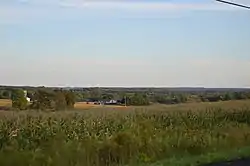 Farmland northwest of Millbrook