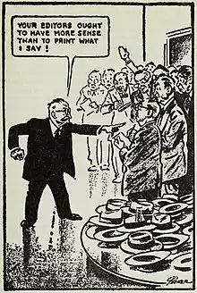 The cartoon for which Packer received the 1952 Pulitzer Prize