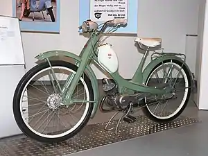 NSU Quickly 50 cc (3.1 cu in) T/S moped (1953)