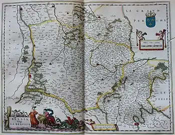 "Belsia, vulgo La Beausse", 1659.