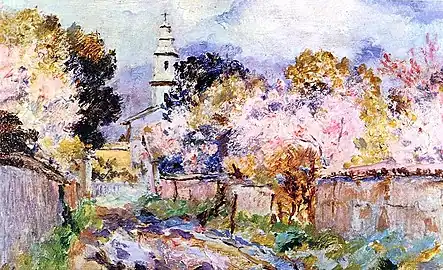 Juan Francisco González (Chili), Calle de Limache (« Rue de Limache », Musée national des Beaux-Arts).