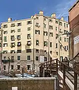 Immeuble de l'entrée du Ghetto Novo.