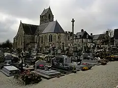 L'église Notre-Dame.Vue sud-est.