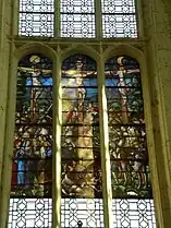 Vitrail de la Crucifixion (axe du chevet).