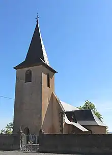Castillonéglise Saint-Laurent(43°&nbsp;05′&nbsp;21″&nbsp;N, 0°&nbsp;12′&nbsp;54″&nbsp;E)