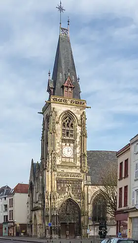 Église Saint-Leu d'Amiens (XVe&nbsp;siècle) &nbsp;Classé&nbsp;MH (1906) .