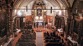 Festivités musicales dans l'église en 2010.