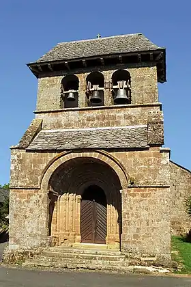 Le clocher de l'église.