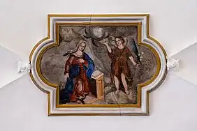 Médaillon de l'Annonciation.