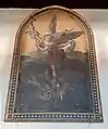 Tableau de saint Michel dans le narthex