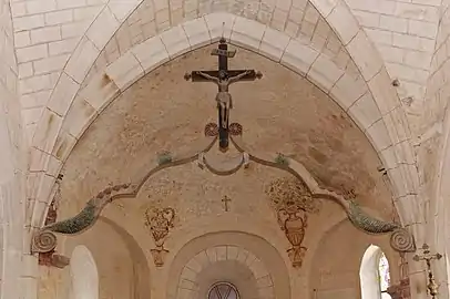 La Création du MondeÉglise de l'Assomption-de-la-Vierge de Montarcher, XVIe&nbsp;siècle.