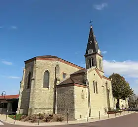 Vue de l'église (angle sud-ouest).