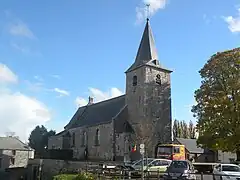 Vue générale de l'église Saint-Martin de Ragnies